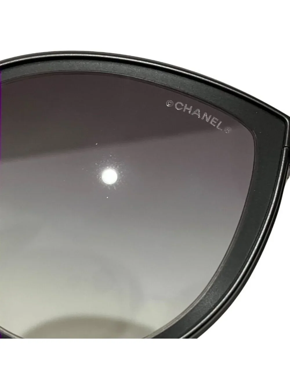 Chanel Cat Eye Sunglasses Alloy Acetate Eyewear